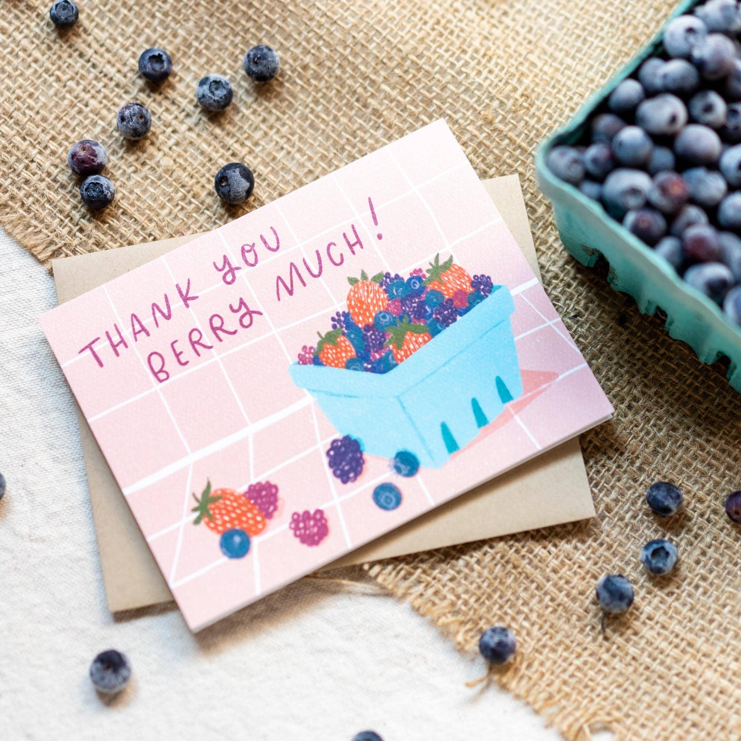 Thank You Berry Much Card