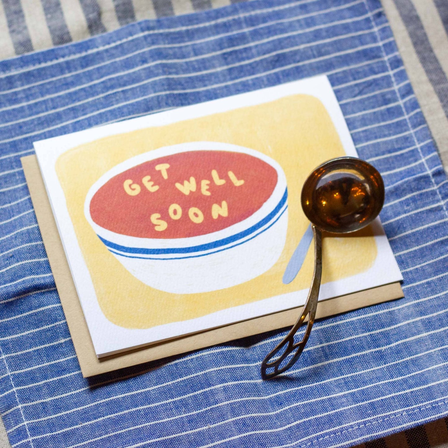 Get Well Soon Alphabet Soup Card
