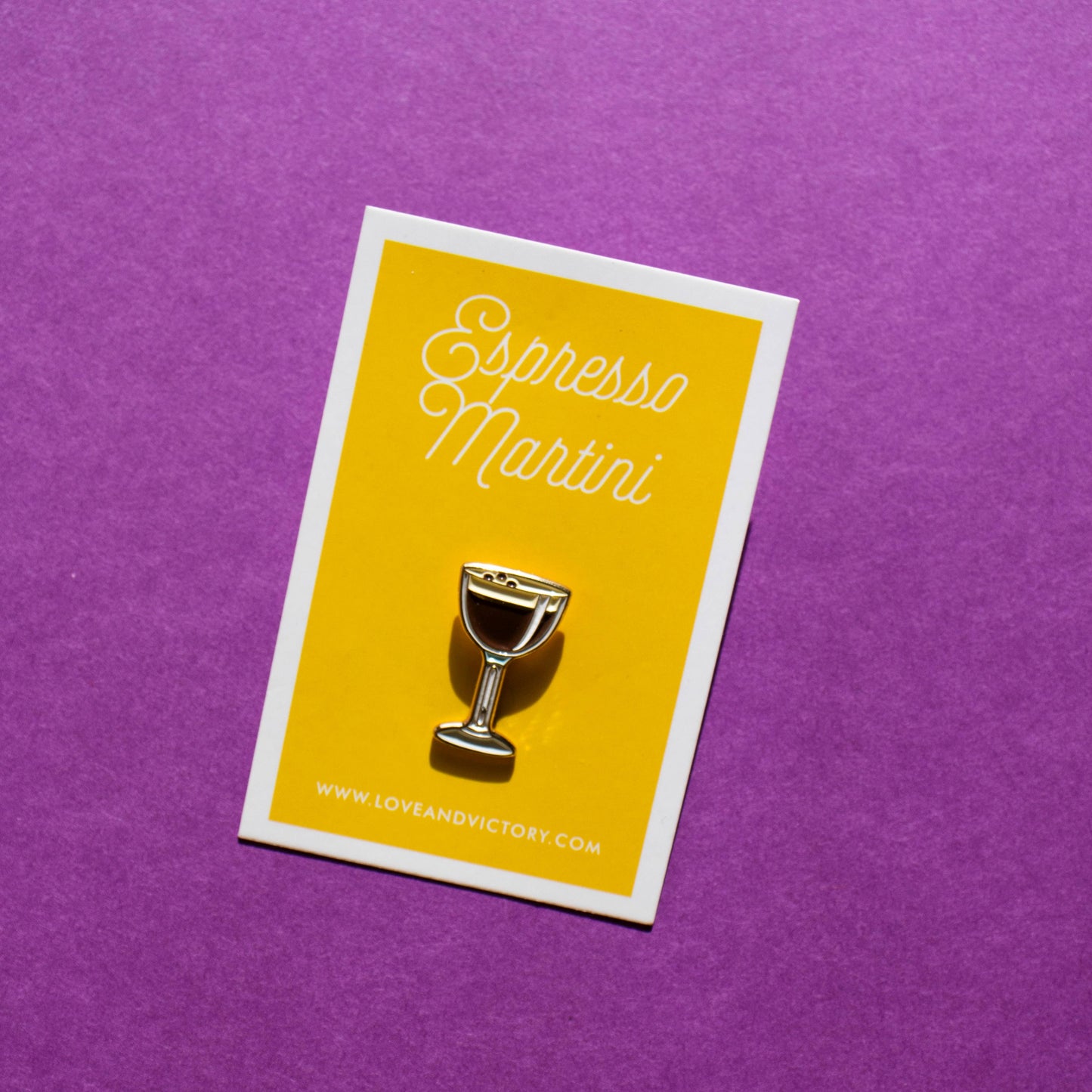 Espresso Martini Cocktail Pin