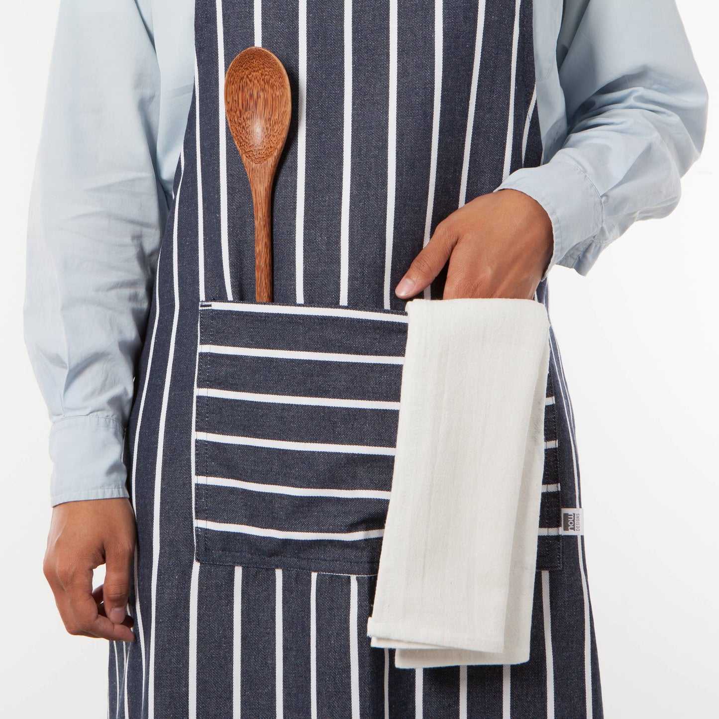 Butcher Stripe Chef Apron