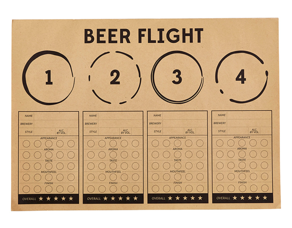 Beer Flight Placemats
