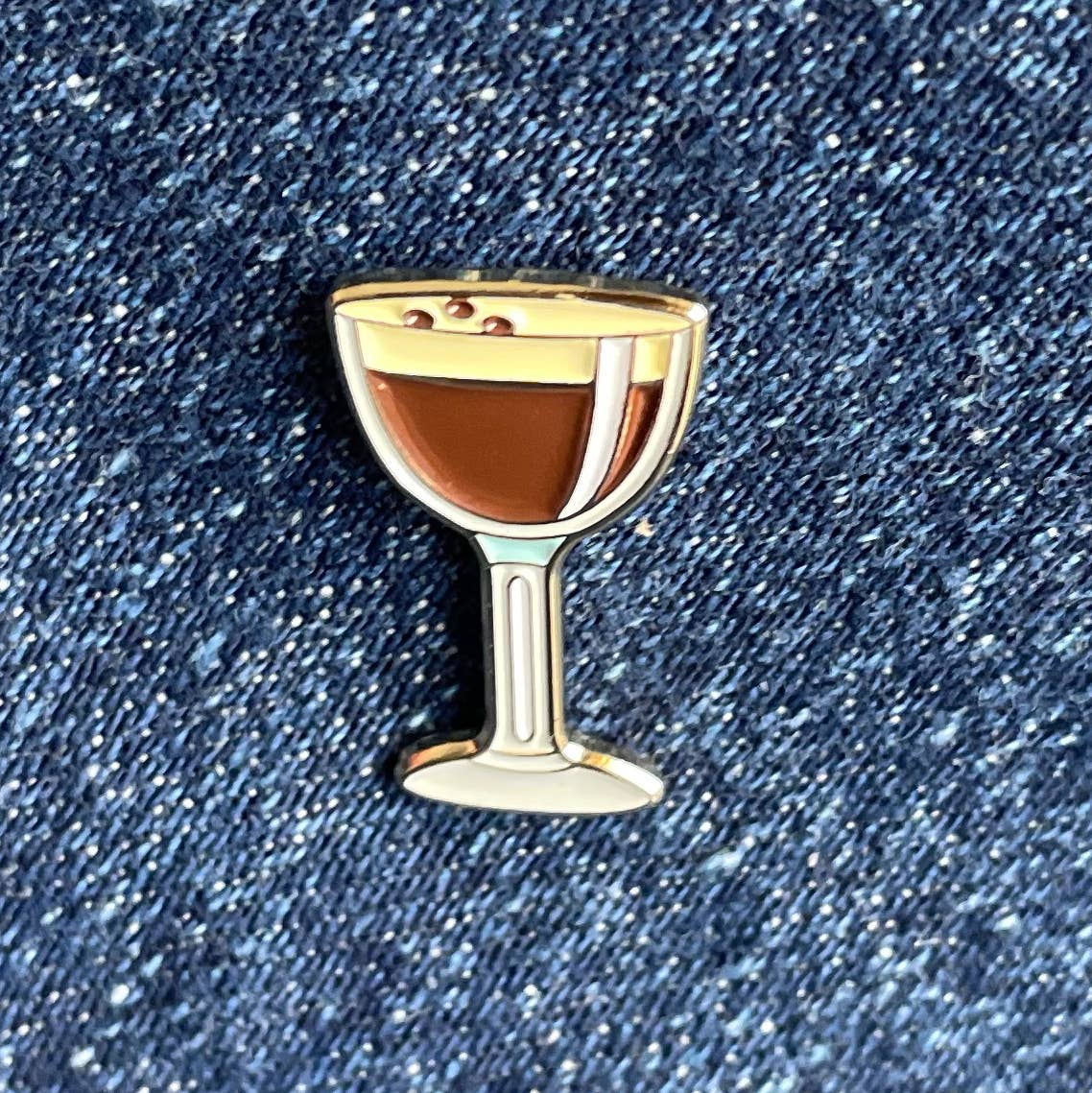 Espresso Martini Cocktail Pin