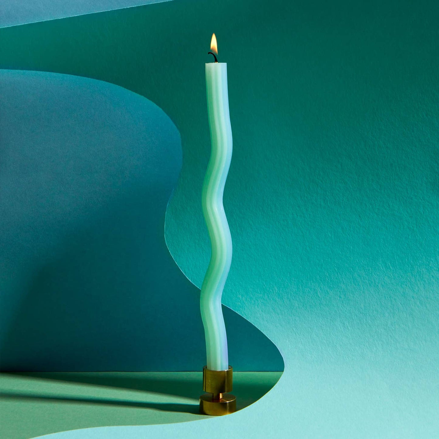 Mint Taper Candles