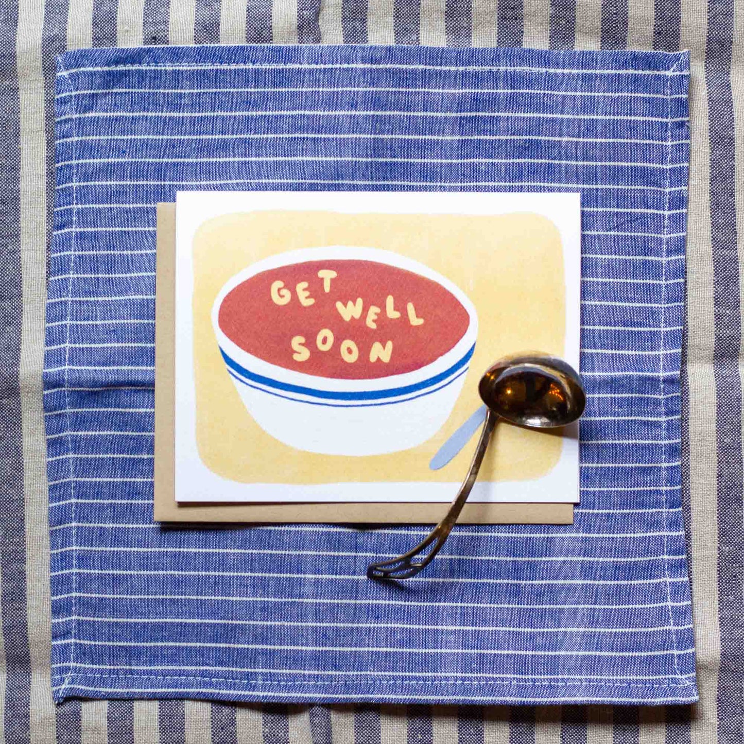 Get Well Soon Alphabet Soup Card