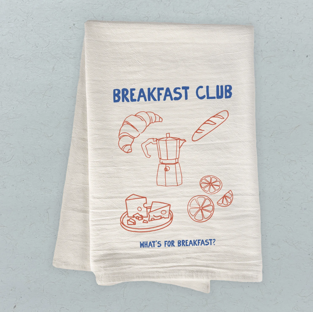 Breakfast Club Tea Towel