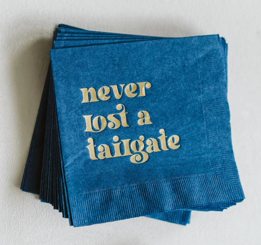 Blue and Gold Tailgate Napkins