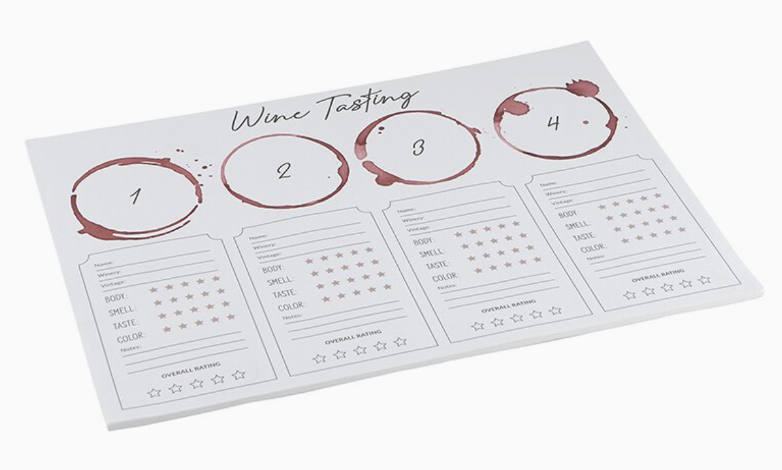 Wine Tasting Placemats