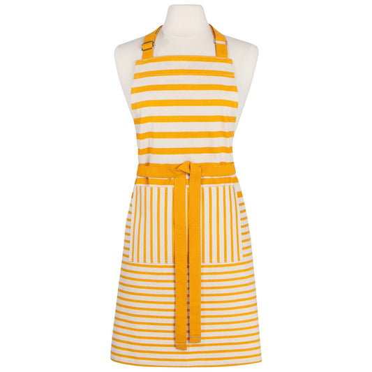 Awning Stripe Ochre Chef Apron